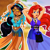 Free online flash games - Princess Music Festival game - Games2Dress 