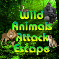 Free online flash games - Wild Animals Attack Escape game - Games2Dress 
