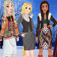 Free online flash games - Princess Eskimo Fashion game - Games2Dress 