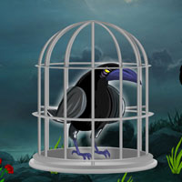 Free online flash games - Dark Fantasy Crow Escape game - Games2Dress 