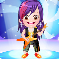 Free online flash games - Baby Hazel Rockstar Dressup TopBabyGames game - Games2Dress 