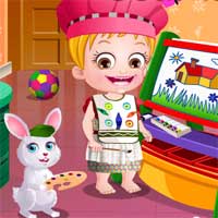 Free online flash games - Baby Hazel Learns Colors game - Games2Dress 