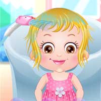 Free online flash games - Baby Hazel Hair Day game - Games2Dress 