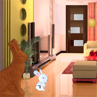 Free online flash games - Easter Bunny House Escape game - Games2Dress 