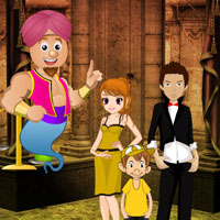 Free online flash games - Genie World Escape game - Games2Dress 