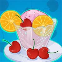 Free online flash games - Cherry Vanilla Ice Cream MicroCookingGames game - Games2Dress 