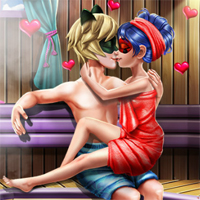 Free online flash games - Ladybug Sauna Flirting game - WowEscape