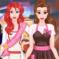 Free online flash games - Princesses Housewives Contest game - Games2Dress 
