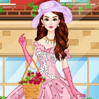 Free online flash games - Vintage Princess game - Games2Dress 