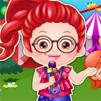 Baby Hazel Journalist Dressup