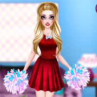 Free online flash games -  Sarahs Cheerleader Look game - Games2Dress 