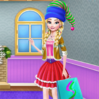 Free online flash games - Princess Perfect Christmas game - Games2Dress 