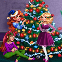 Free online flash games - GirlsPlay Christmas Tree Deco game - Games2Dress 