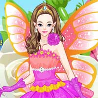 Free online flash games - Flower Fairy game - Games2Dress 