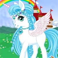 Free online flash games - My Little Baby Unicorn game - Games2Dress 