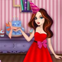 Free online flash games - Lily Birthday Party Playdora game - Games2Dress 