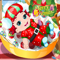 Free online flash games - Santa Baby game - Games2Dress 