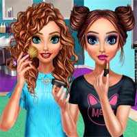 Free online flash games - BFFs Glossy Makeup DariaGames game - Games2Dress 