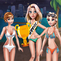 Free online flash games - Girls Surf Contest game - Games2Dress 