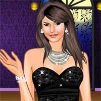 Free online flash games - Nina Dobrev game - Games2Dress 