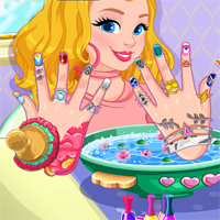 Free online flash games - Audreys Glam Nails Spa Girlg game - Games2Dress 