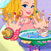 Free online flash games - Audreys Glam Nails Spa Girlg game - WowEscape