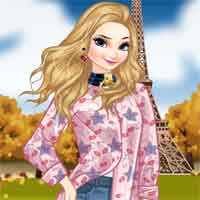 Free online flash games - Fall in Paris LoliGames game - Games2Dress 