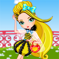 Free online flash games - Garden Tea Party Dee as Bee Licious Starsue game - Games2Dress 