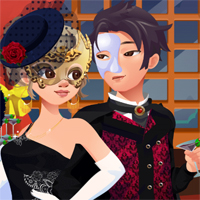 Free online flash games - Flirting Masquerade game - Games2Dress 