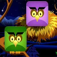 Free online flash games - Owls Blocky game - WowEscape