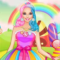 Free online flash games - Rainbow Candies LoliGames game - Games2Dress 