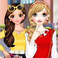 Free online flash games - Cherry and Mango game - Games2Dress 