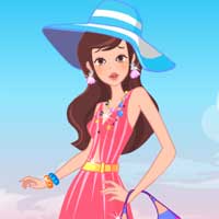 Free online flash games - Beautiful Coastal Girl game - WowEscape