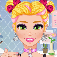 Free online flash games - Audreys Beauty Makeup Vlogger Story Girlg game - Games2Dress 