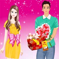 Free online flash games - Valentines Gift game - Games2Dress 