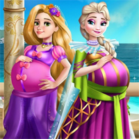 Free online flash games - Palace Princesses Pregnant BFFs game - Games2Dress 