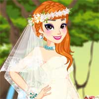 Free online flash games - Princess Anna Boho Wedding ColorGirlGames game - Games2Dress 