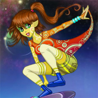 Free online flash games - Alien Skateboarder Girl Dressupwho game - Games2Dress 