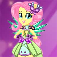 Free online flash games - Crystal Guardian Fluttershy game - Games2Dress 