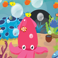 Free online flash games - Little Octopus Escape GenieFunGames game - Games2Dress 