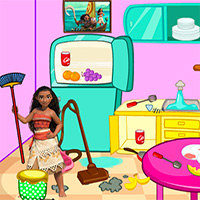 Free online flash games - Moana Clean game - WowEscape