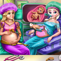 Free online flash games - Royal Bffs Pregnant Check Up SiSiGames game - Games2Dress 
