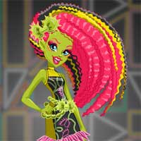 Free online flash games - Electrified Supercharged Ghoul Venus McFlytrap game - Games2Dress 