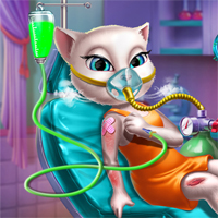 Free online flash games - Kitty Mission Accident ER Sisigames game - Games2Dress 