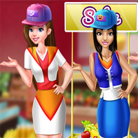 Free online flash games - Supermarket Promoter Girls game - Games2Dress 