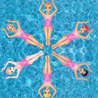 Free online flash games - Princess Synchronized Swimming DressupWho game - Games2Dress 