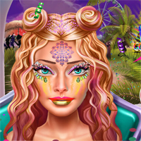 Free online flash games - Ellie Coachella Makeup game - Games2Dress 