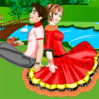 Free online flash games - Clinton and Brielle game - Games2Dress 