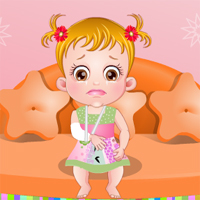 Free online flash games - Baby hazel hand fracture game - Games2Dress 