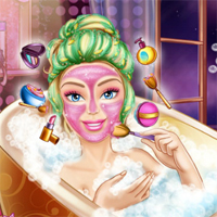 Free online flash games - Barbie Beauty Bath game - Games2Dress 